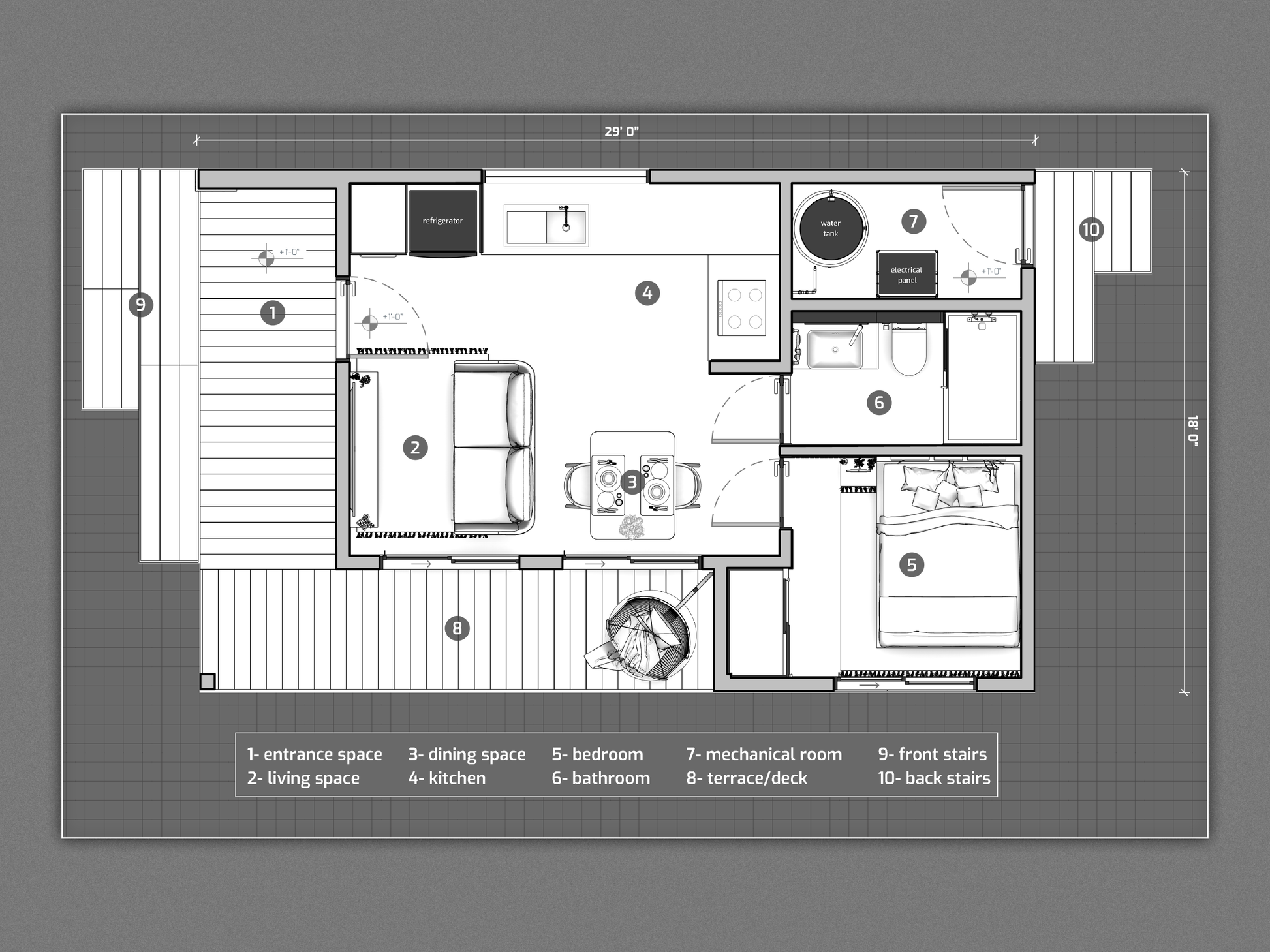 アート・デザイン・音楽 FLOOR PLAN MANUAL - non-profit housing Zephyr House – Uniqplan Studio
